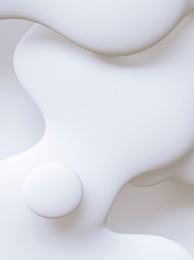 Gemalte Nahaufnahme von Glycerin Klecksen
