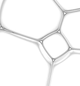 Zeichnung einer Molekülverbindung von Hyaluronsäure
