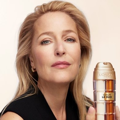 Banner zum Le Duo Serum mit Gillian Anderson