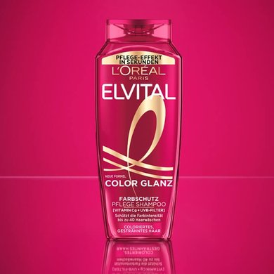 Elvital Color Glanz Farbschutz Pflege Shampoo
