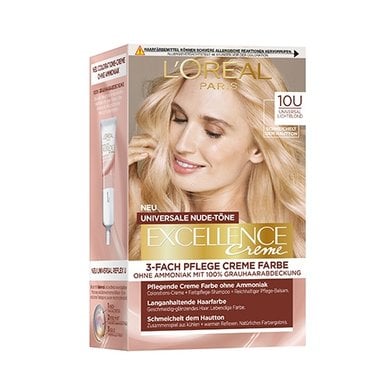 Excellence Creme Universal Nudes 10U Lichtblond  - Produktabbildung