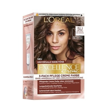 Excellence Creme Universal Nudes 5U Hellbraun - Produktabbildung