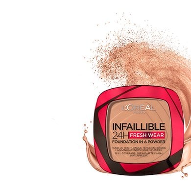 Produktabbildungen Infaillible 24h Fresh Wear Foundation & Foundation In A Powder