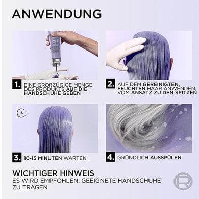 L'Oréal Paris Cool Silver Anwendung