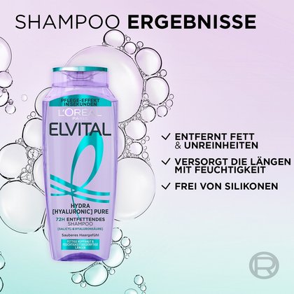 L'Oréal Entfettende Routine-Set Shampoo Ergebnisse