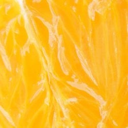 Nahaufnahme des Inneren einer Orange