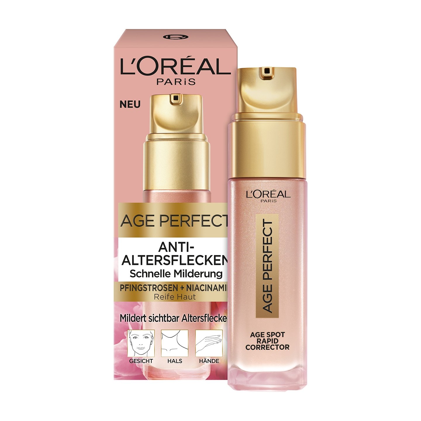 Golden Age Anti-Altersflecken Serum - Ansicht Produkt & Verpackung