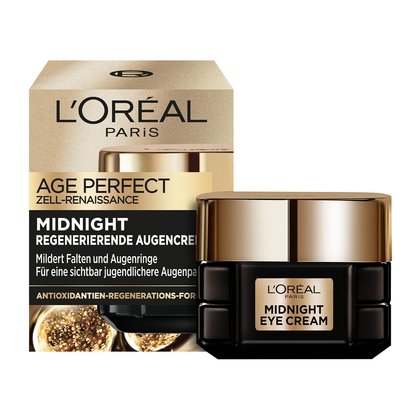 Age Perfect Zell-Renaissance Midnight Augencreme - Verpackung & Produkt