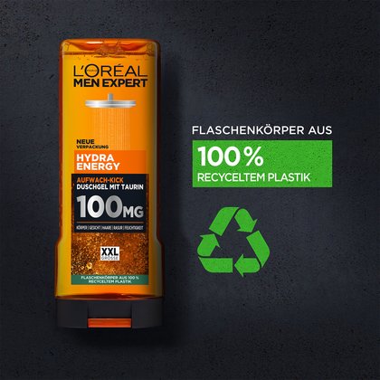 L'Oréal Hydra Energy Aufwach Kick Duschgel XXL Produktabbildung