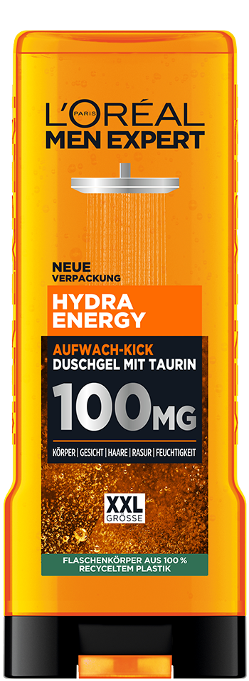 L'Oréal Hydra Energy Aufwach Kick Duschgel XXL Produktabbildung