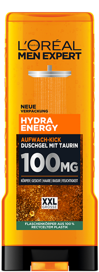 L'Oréal Hydra Energy Aufwach Kick Duschgel XXL Produktabbildung
