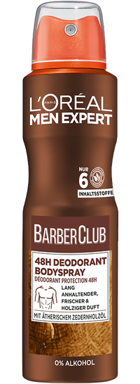 Barber Club 48h Deo-Spray - Produktabbildung 150ml