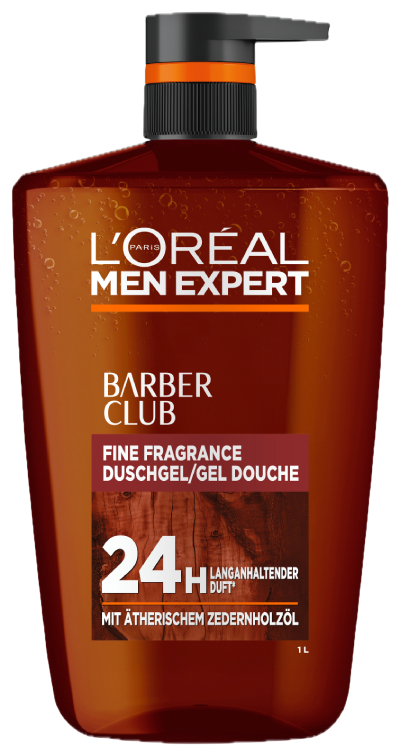 L'Oréal Men Expert Barber Club Duschgel 1L Spenderflasche.