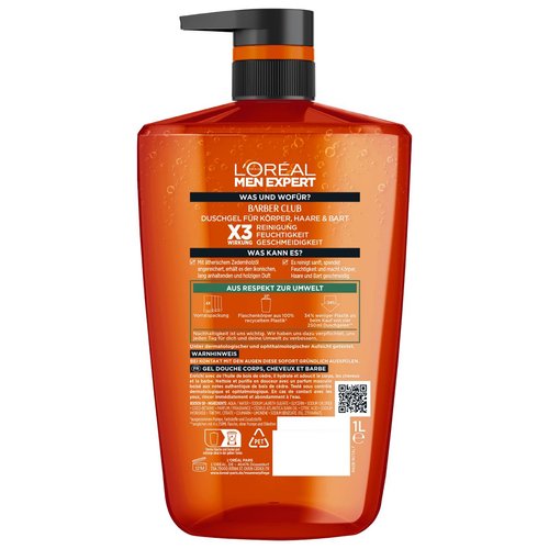 Barber Club Duschgel XXXL 1