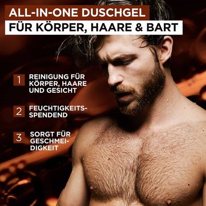 Barber Club Duschgel All-In-One Duschgel für Körper, Haare & Bart