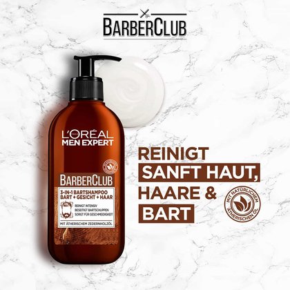 Barber Club Bart & Gesichtshampoo Produktbild