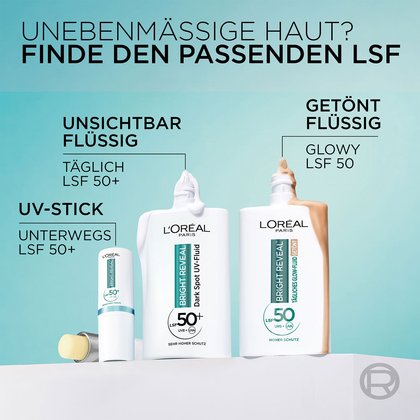 Bright Reveal Taeglicher UV Stick LSF50 Produktabbildungen