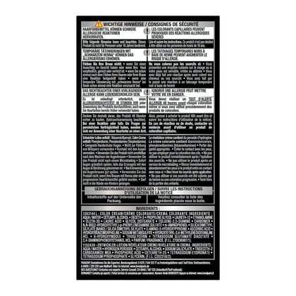 Brow Color 1.0 Schwarz - Verpackung Rückansicht