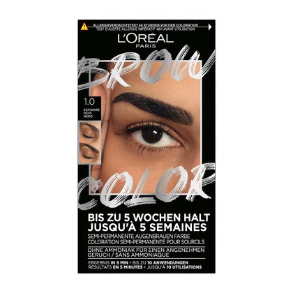 Brow Color 1.0 Schwarz - Verpackung Vorderansicht