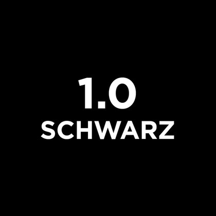 1.0 Schwarz - Produktbezeichnung als Grafik