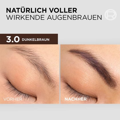 Brow Color Vorher/Nachher-Vergleich
