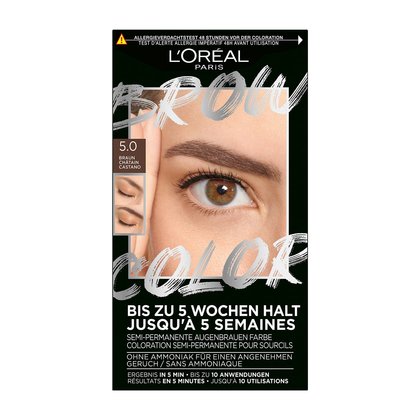 Brow Color 5.0 Braun - Verpackung Vorderansicht