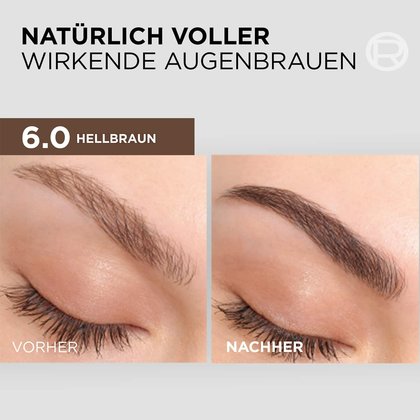 Brow Color Vorher/Nachher-Vergleich