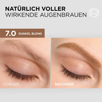 Brow Color Vorher/Nachher-Vergleich