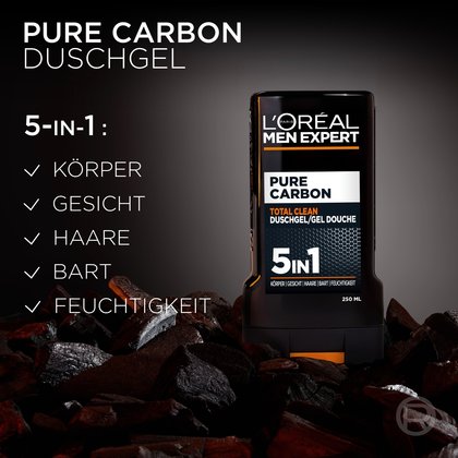 Vorteile des Men Expert Pure Carbon Total Clean Duschgels
