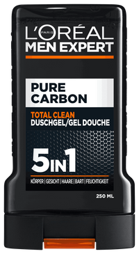 Packshot Men Expert Pure Carbon Total Clean Duschgel 250m von hinten