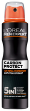 L'Oréal Men Expert Carbon Protect 72H Deospray in der 150ml Dose.