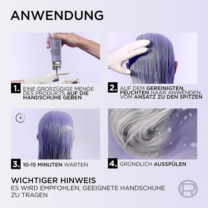 L'Oréal Paris Cool Silver Pures Weiss Anwendung