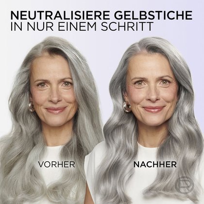 L'Oréal Paris Cool Silver 02 Perlweiss Vorher Nachher