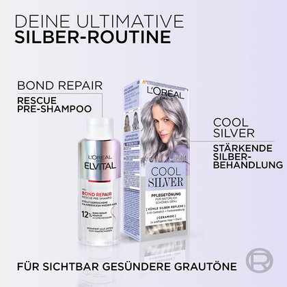 L'Oréal Paris Cool Silver 03 Silber Metallic Routine