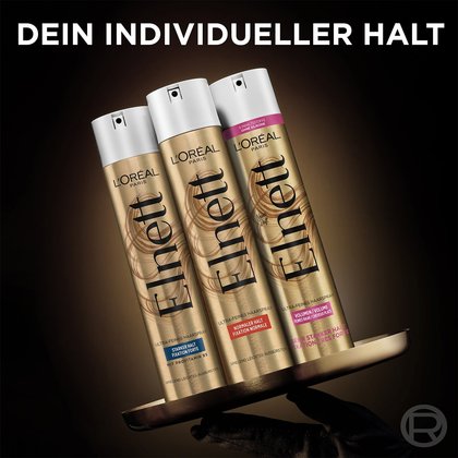 Drei Produkte aus der Elnett Haarspray Serie