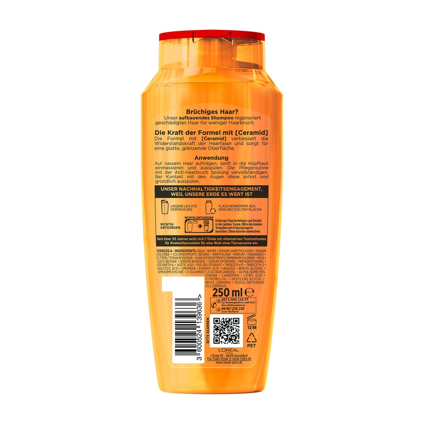 Produktabbildung L'Oréal Elvital Anti Haarbruch hinten