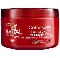 Elvital Color Glanz Pflege Fur Coloriertes Haar Maske 250ml Packshot