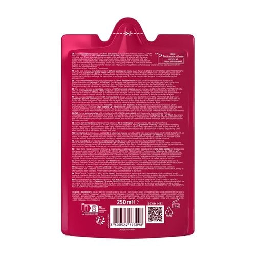 Color Glanz Pflegeschutz Pflege Shampoo Nachfüllpack - Produkt Rückansicht