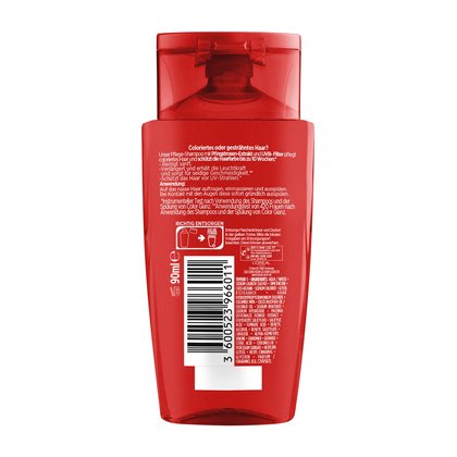 ELVITAL Color Glanz Pflege-Shampoo 90ml - Produkt Rückansicht