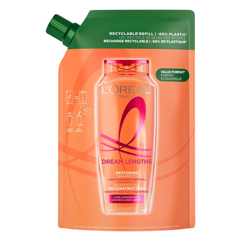 Dream Length Super Aufbau Shampoo Nachfüllpack - Produktabbildung
