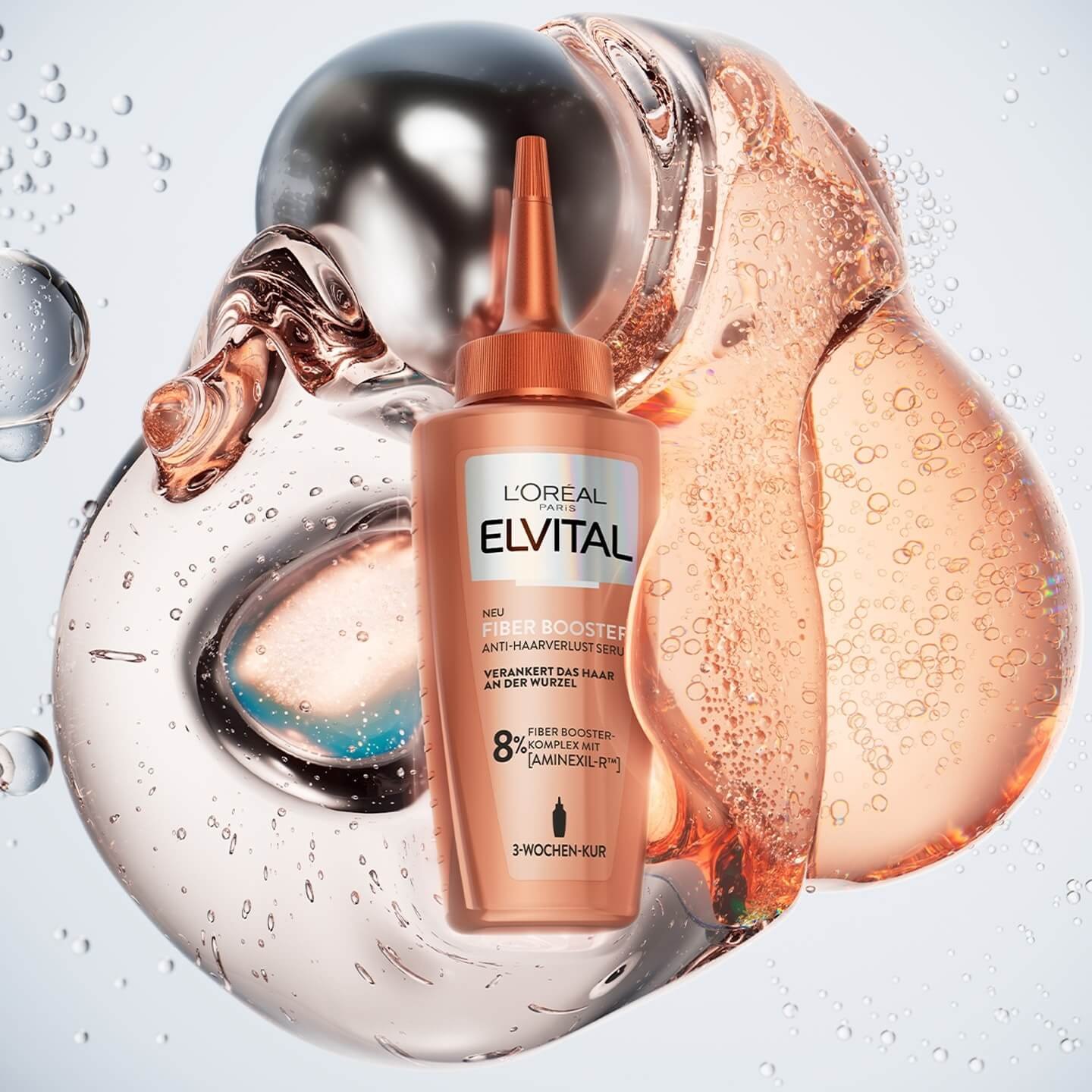 Elvital Fiber Booster Anti-Haarverlust Serum Produktbild