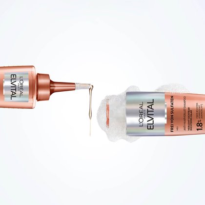 Elvital Fiber Booster Serum und Shampoo