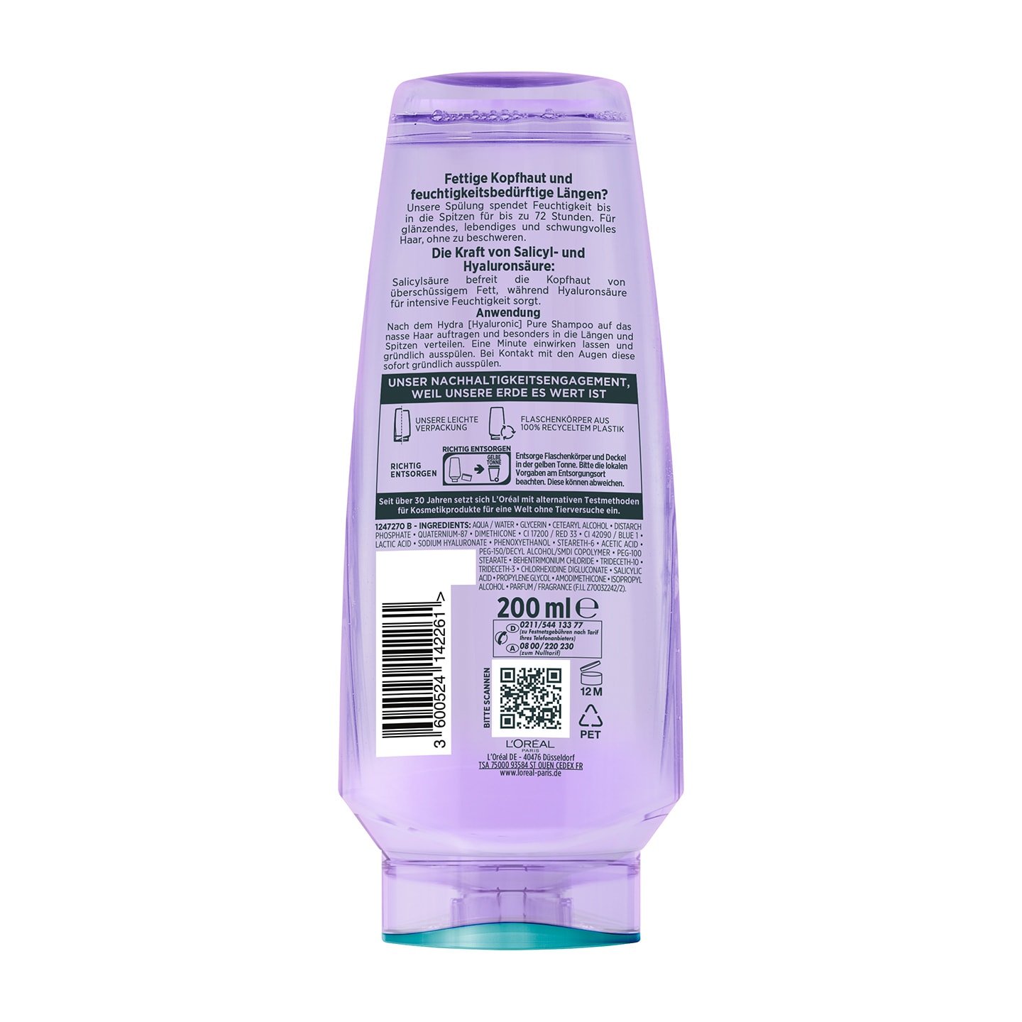 Produktabbildung Elvital Hydra [Hyaluronic] Pure Spülung