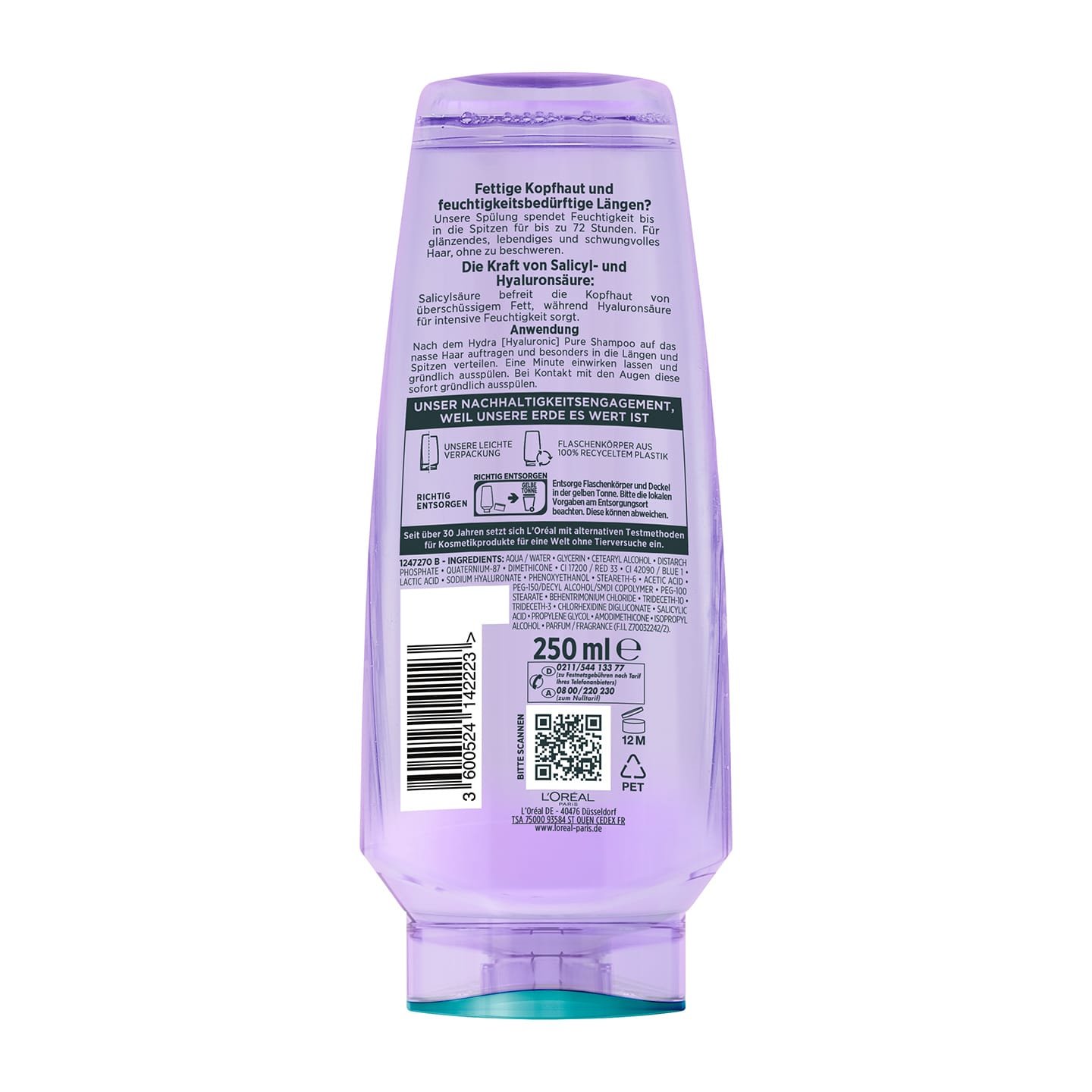 Produktabbildung Elvital Hydra [Hyaluronic] Pure Spülung