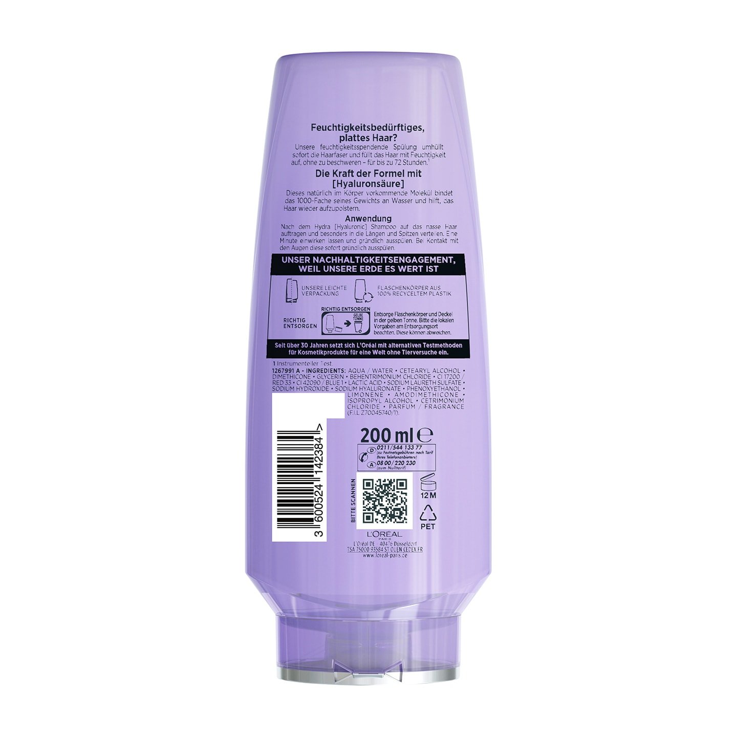 Produktabbildung L'Oréal Elvital Hydra Hyaluronic Spülung 