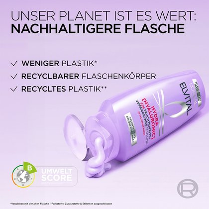 Vorteile der L'Oréal Elvital Hydra Hyaluronic Spülung
