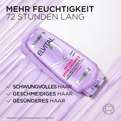Vorteile der L'Oréal Elvital Hydra Hyaluronic Spülung