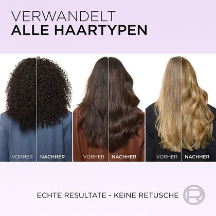 Die L'Oréal Elvital Hydra Hyaluronic Spülung ist für alle Haartypen geeignet