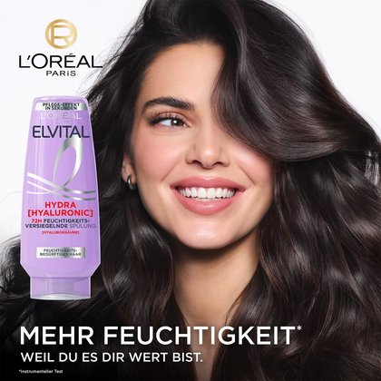 Vorteile der L'Oréal Elvital Hydra Hyaluronic Spülung