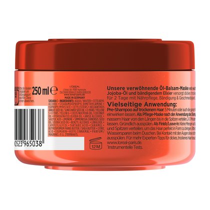 Öl Magique Jojoba Intensiv Balsam Maske 250ml - Produkt Rückansicht